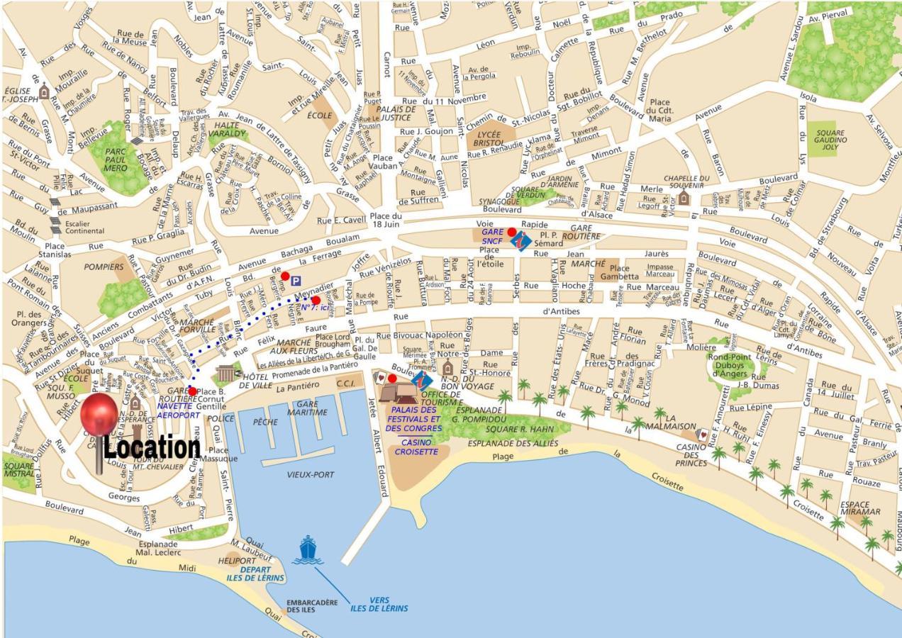Maisonnette Studio Bas Suquet, 200M Plages, 700M Palais, Au Calme Cannes Buitenkant foto
